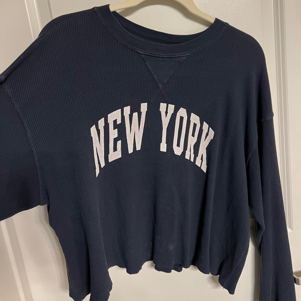 New York cropped top